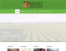 Tablet Screenshot of mayofertilizer.com
